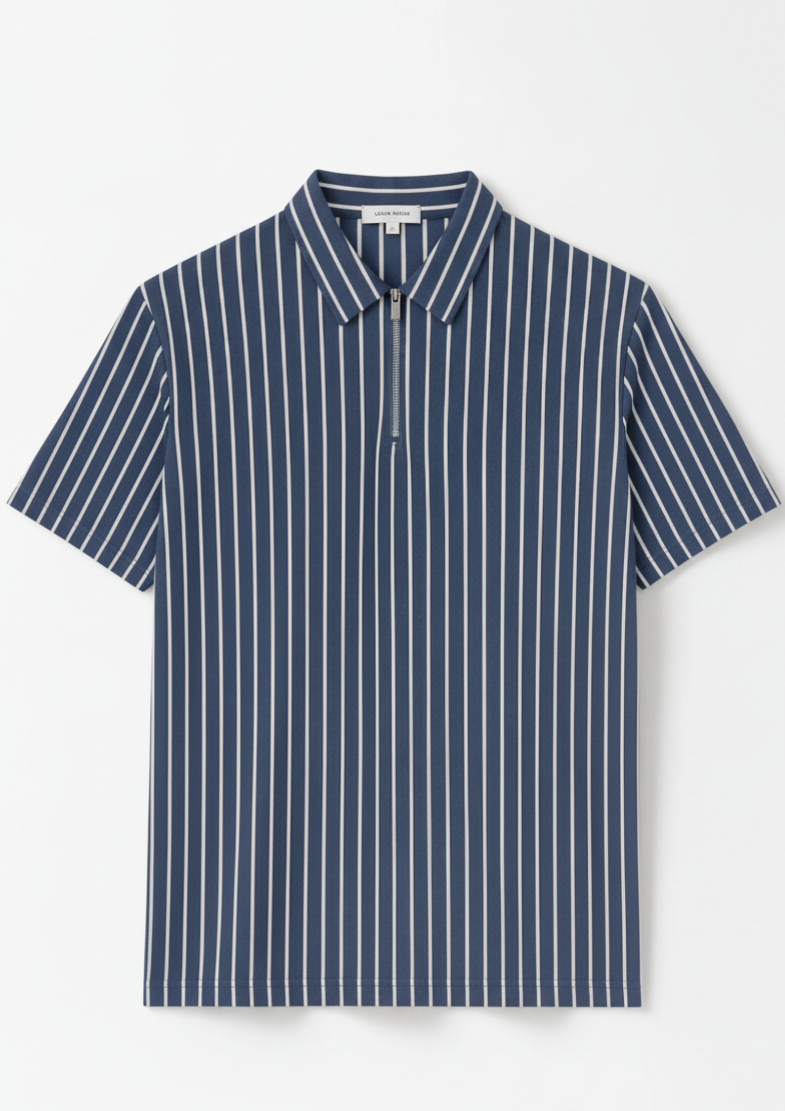 Men’s Blue Slim-Fit Casual Shirt