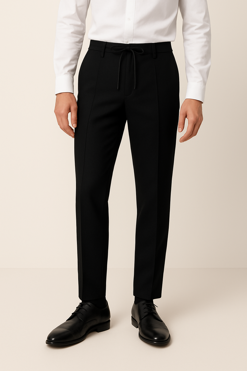 Revorn Stripe Line Trouser – Black