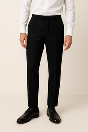 Revorn Stripe Line Trouser – Black