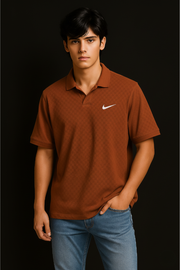 ONYX – Rust Flame | Stretch Slim Fit Tee