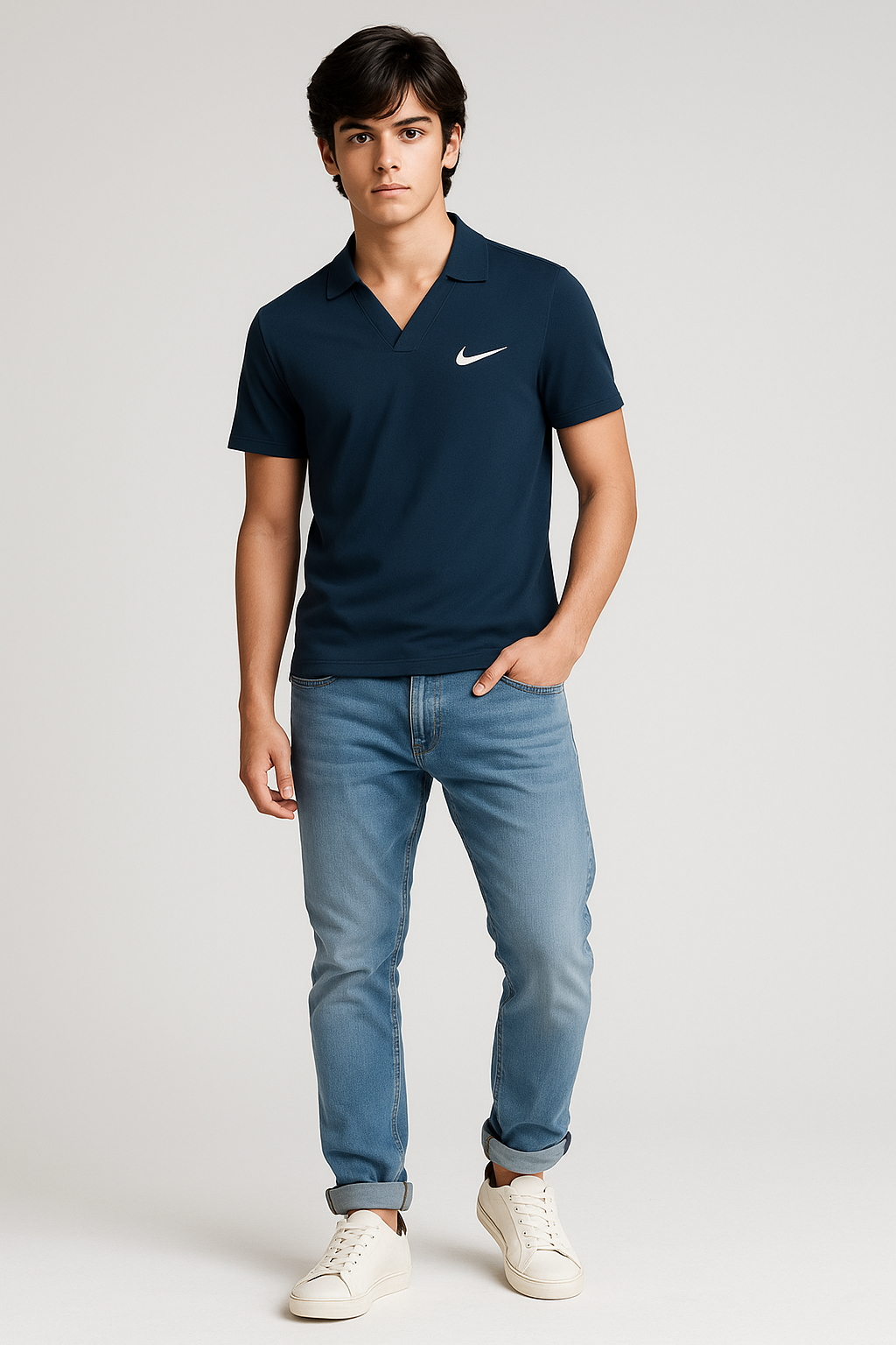 ONYX – Royal Blue | Stretch Slim Fit Tee