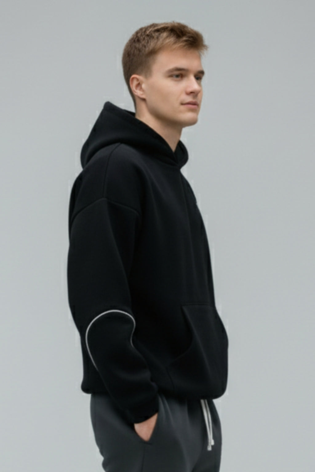 Black Oversized Hoodie