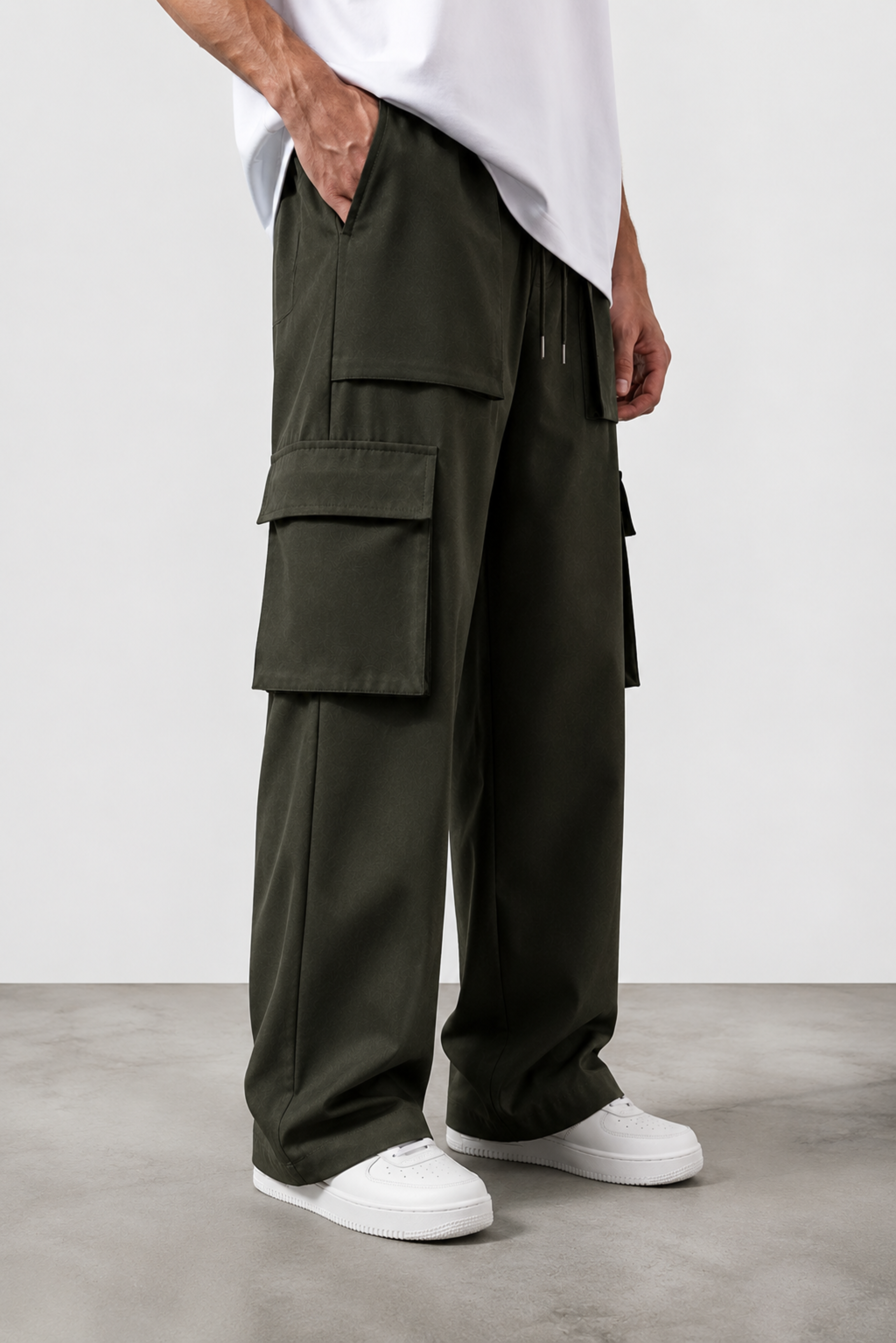 Wide Leg Cargo Trouser - Utility Series | REVORN-2