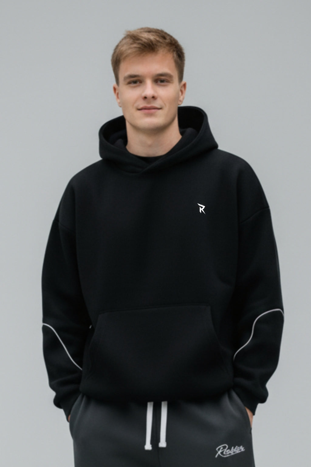 Black Oversized Hoodie