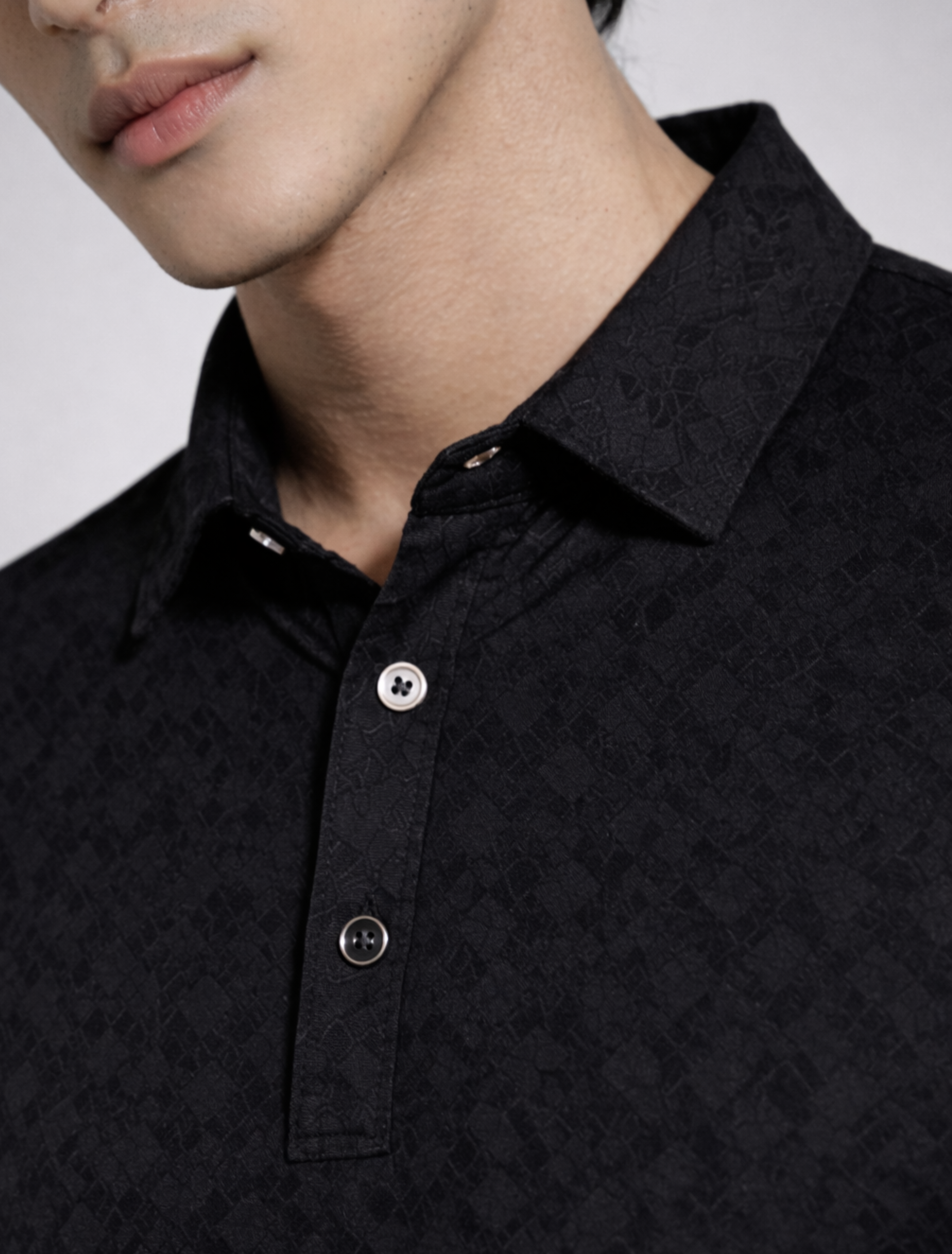 REVAL Seamless Polo – Black