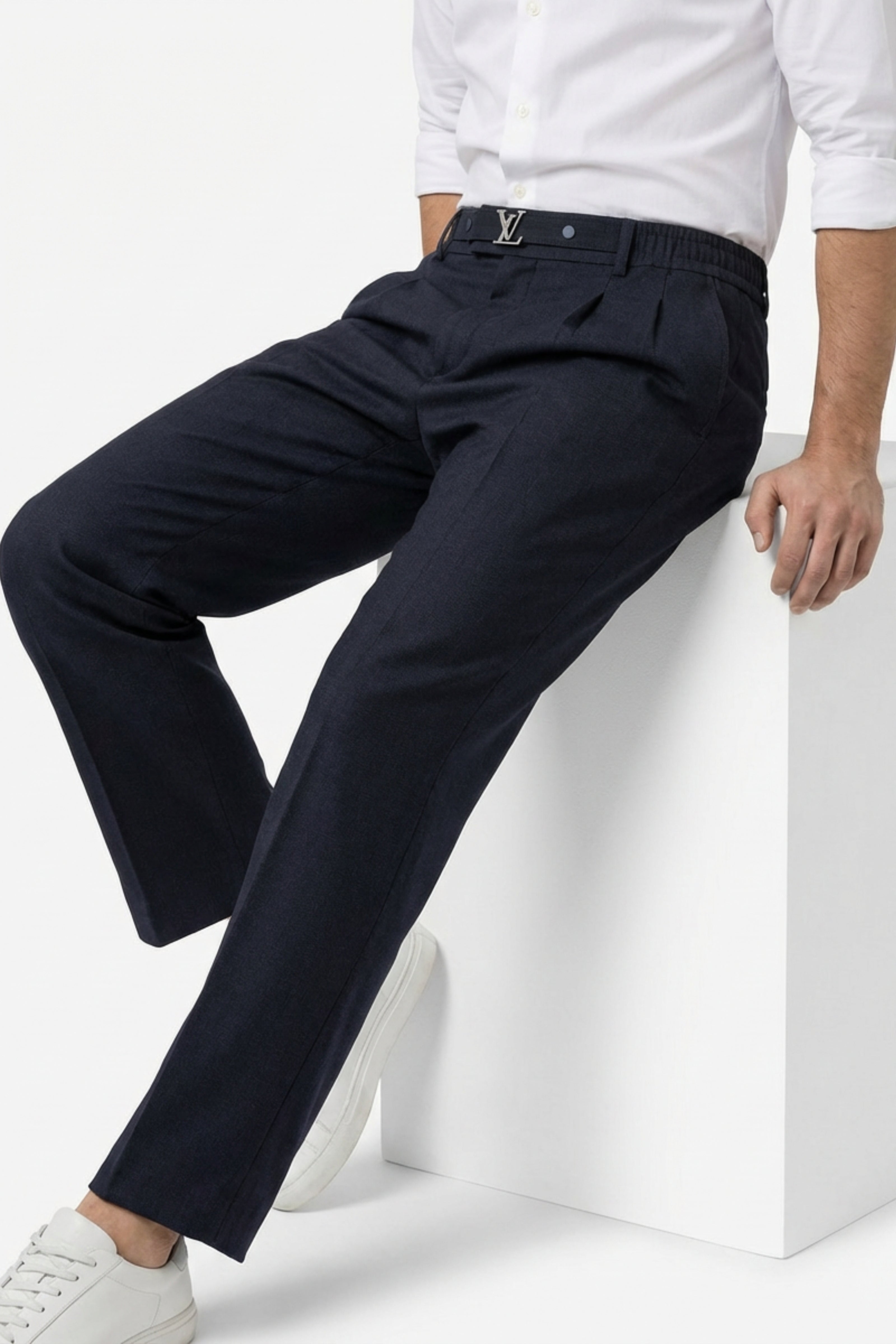 Tailored Black Classic Trouser-6