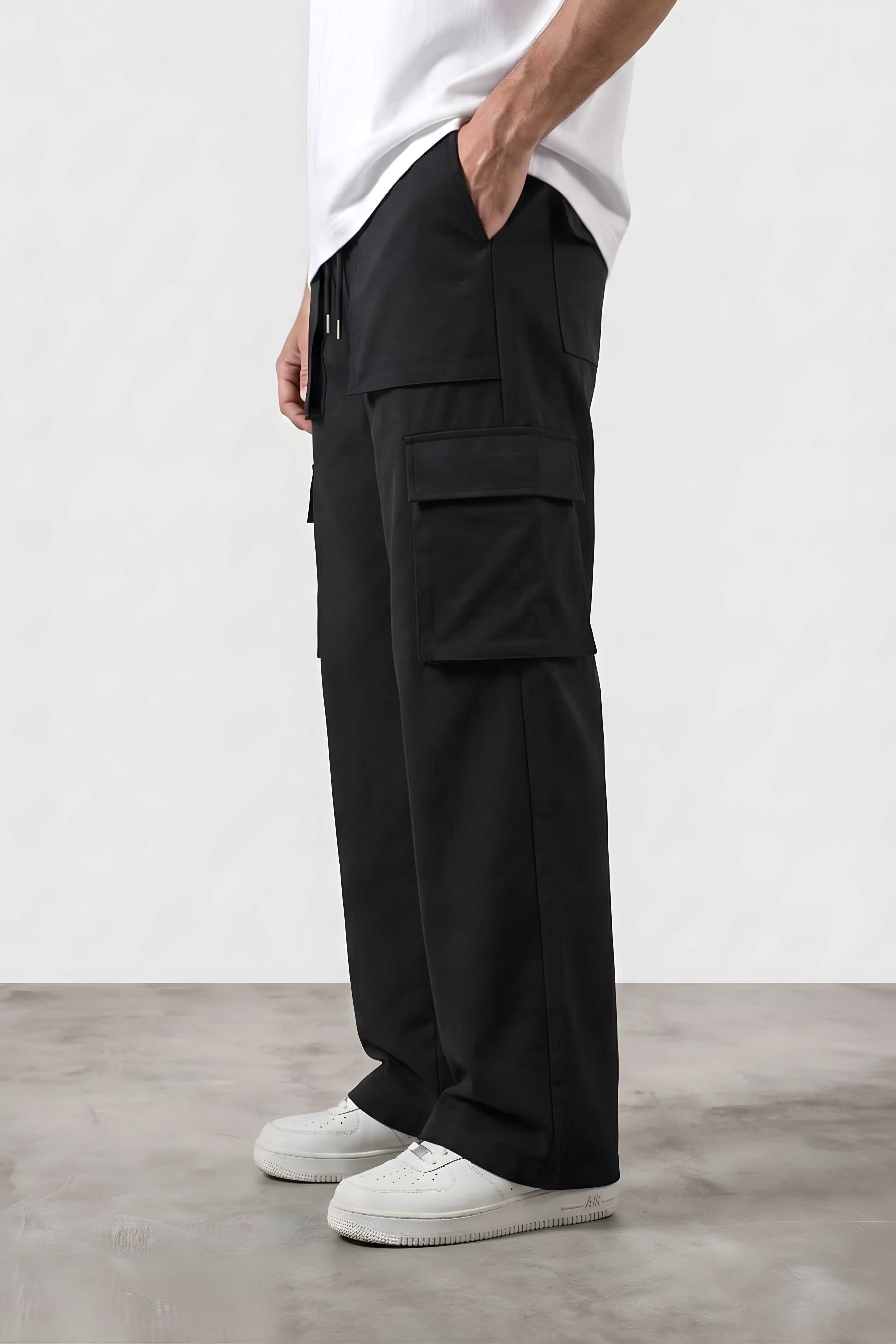 Wide Leg Cargo Trouser - Utility Series | REVORN-2