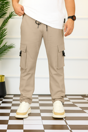 Revorn Premium Cargo Trousers – Silver