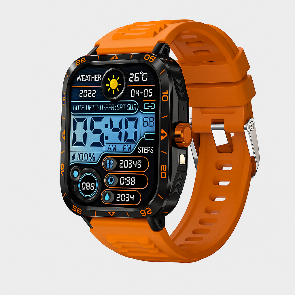 Rugged LED Smartwatch with Calling