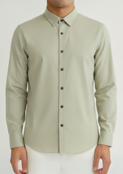 Men’s Olive Green Casual Shirt