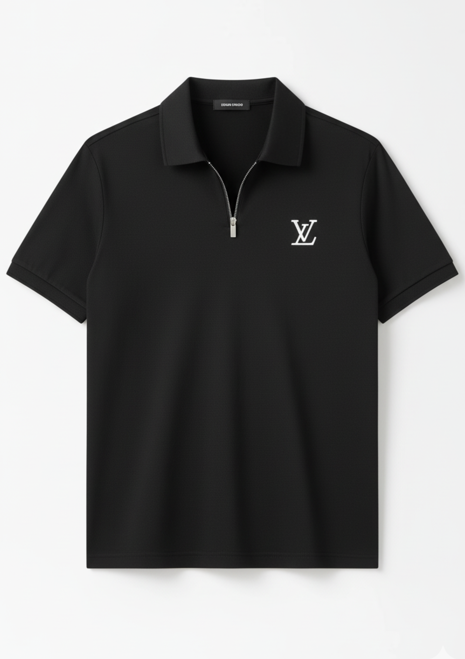 Men’s Black Slim-Fit Casual Shirt