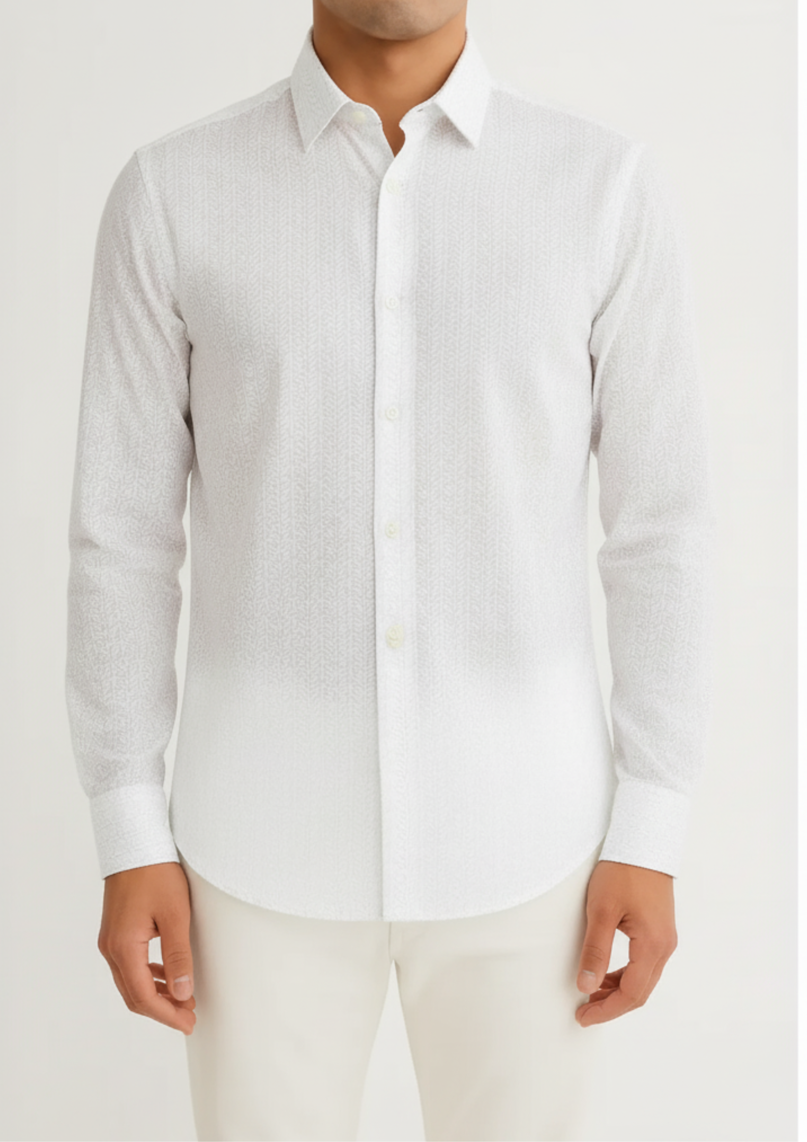 Men’s White lining Formal Dress Shirt
