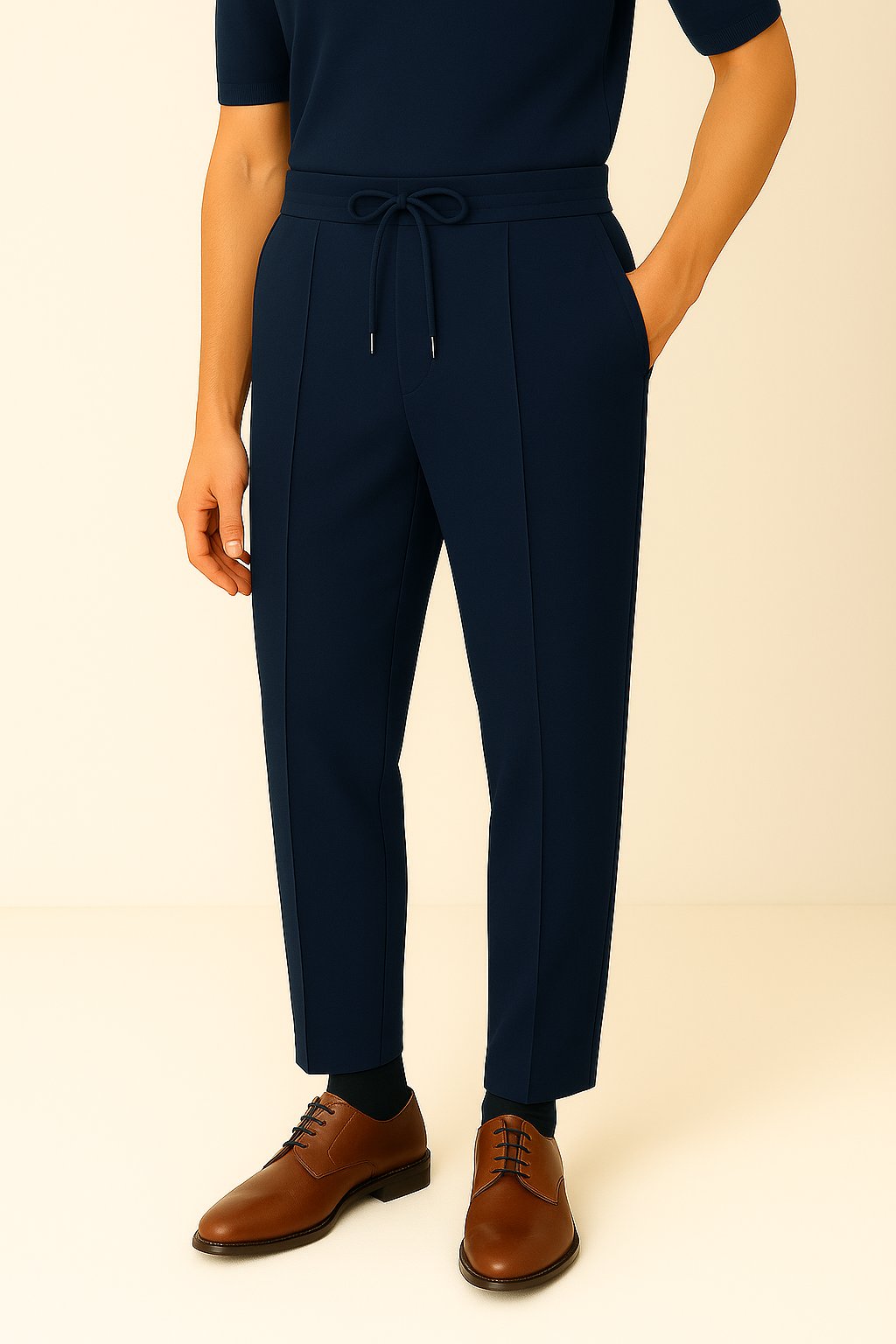 Revorn Stripe Line Trouser – Blue