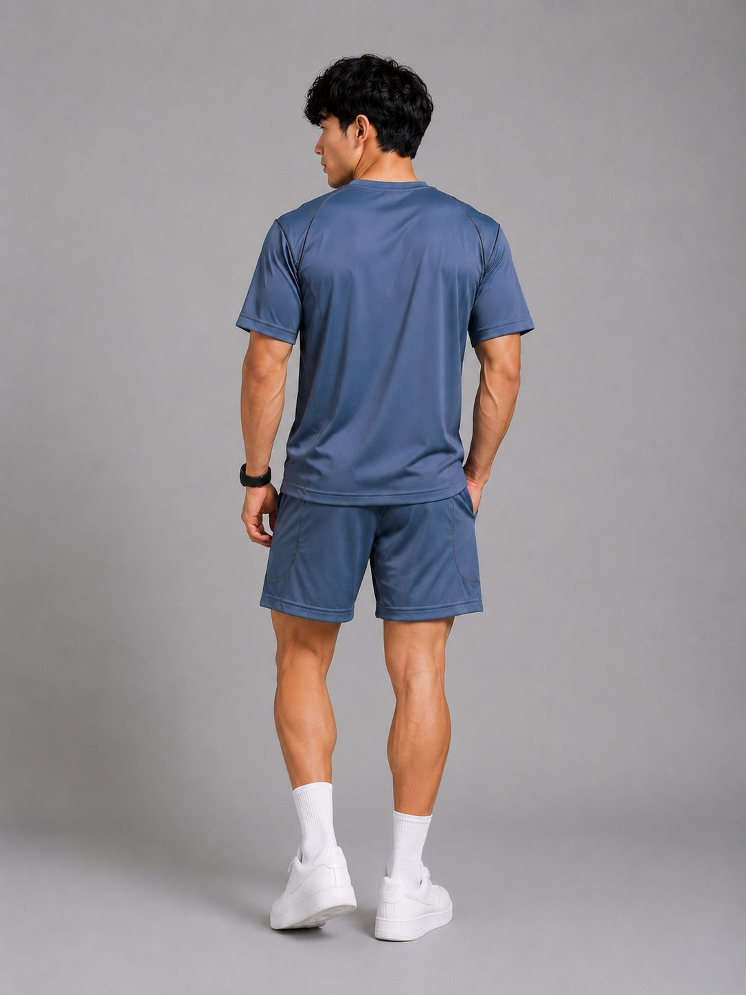 REVORN Piping Co-ord Set - Blue-3