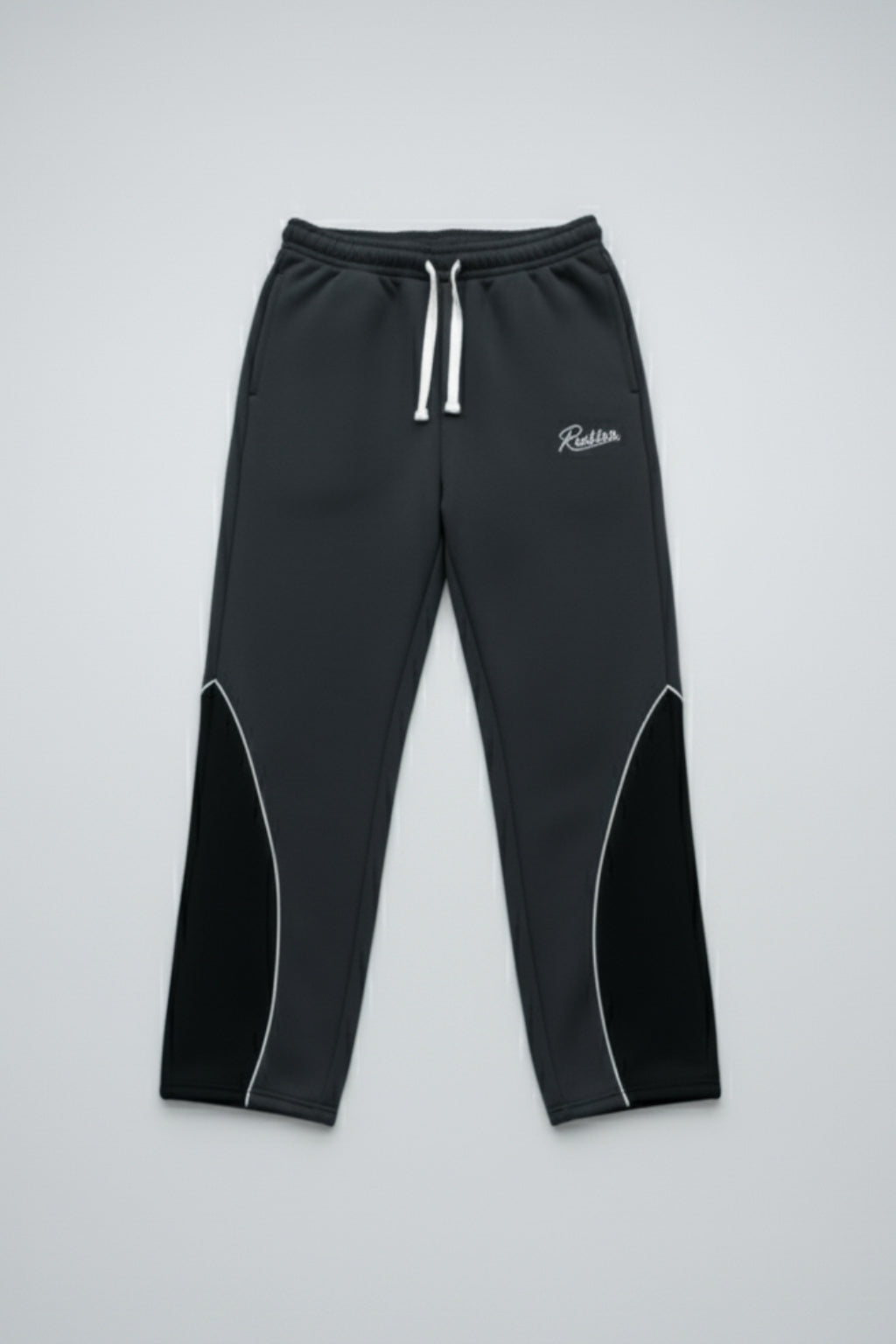 REVORN Black Straight-Fit Trouser